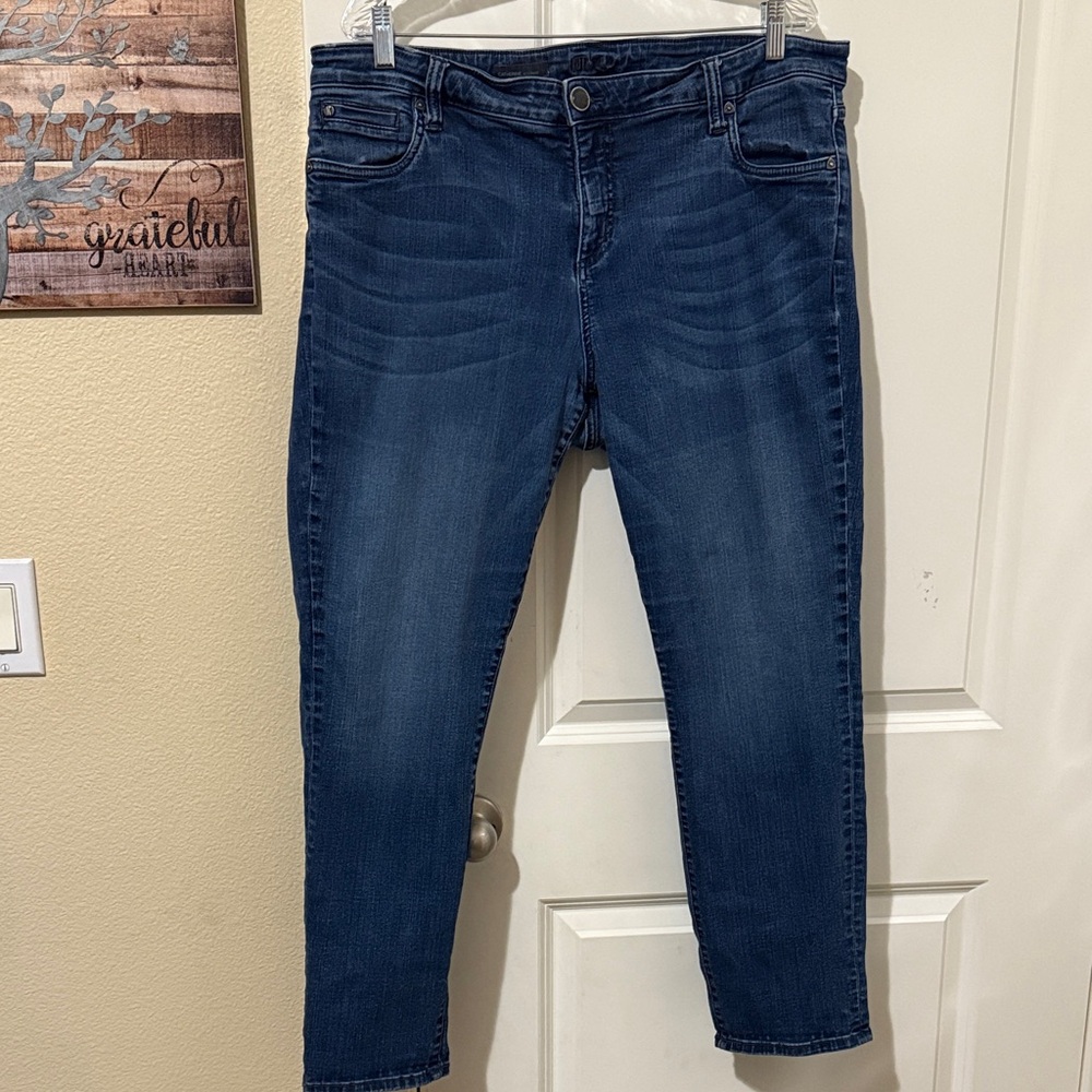 Kut from the Kloth Deep Indigo Skinny Jeans